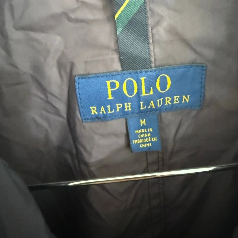 Polo Ralph Lauren Mens French Navy Mac Trench Coat Rain Jacket Preppy Size M NWT